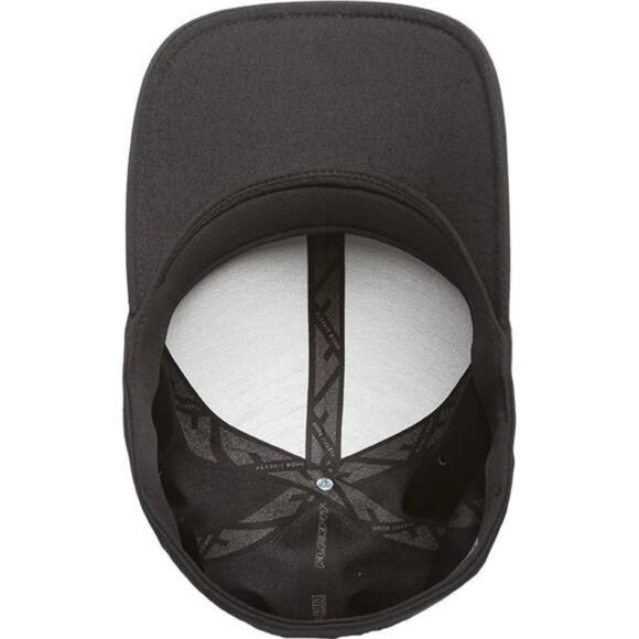 Mens maroon fitted baseball cap stretch hat seamless quick dry sweatband - Picture 4 of 5